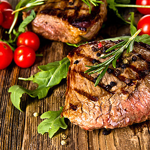 Gegrillt auf einem Gasgrill